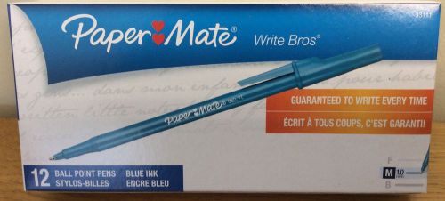 Papermate blue  ink, Med Ball Point Pens , 1 Dozen, - PAP 33111 (New)