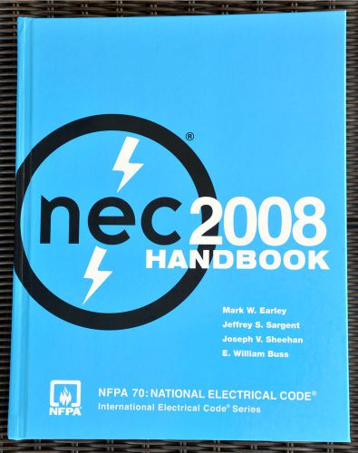 NEC 2008 Handbook by Earley Sargent Sheehan and Buss Excellent Condition