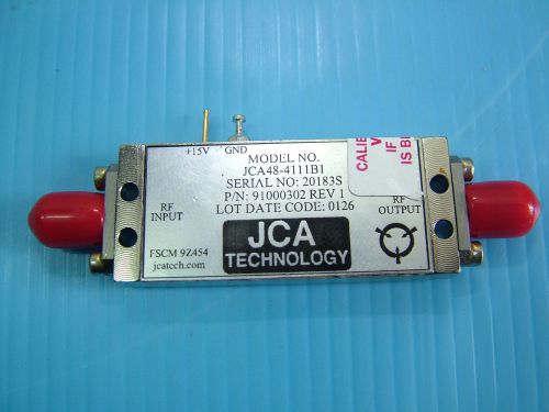 RF Amplifier 3GHz To 10.368GHz PO: 20dBm JCA48 Low Noise