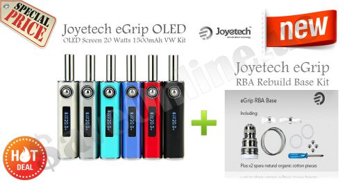 Joyetech eGrip 20 Watts OLED Box Mod + eGrip RBA Reb Kit Authentic [5Ds to Ship]