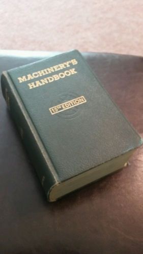 Machinerys Handbook 15th edition