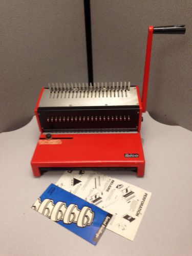 Comb Spiral Binding Machine (Ibico AG Seestrasse 346 CH 8038 Swiss)