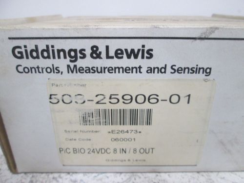 GIDDINGS &amp; LEWIS 503-25906-01 OUTPUT MODULE *NEW IN A BOX*