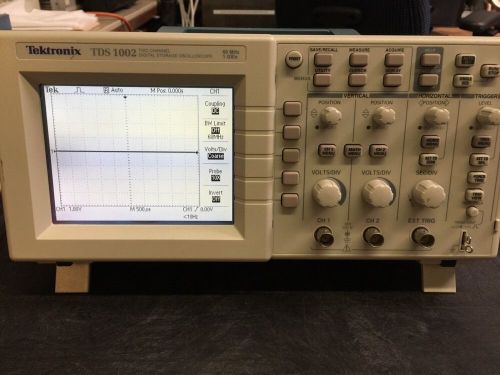 Tektronix TDS 1002 Digital Storage Oscilloscope --&gt;Calibrated&lt;--