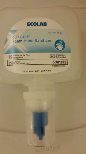 Ecolab Quik Care Foam Hand Sanitizer
