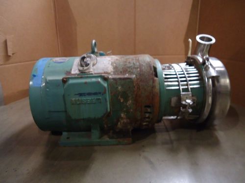 Leeson/tri-clover motor/pump 150173-60/c218md21t-s, frame 215tc, 15hp, 3460 rpm for sale