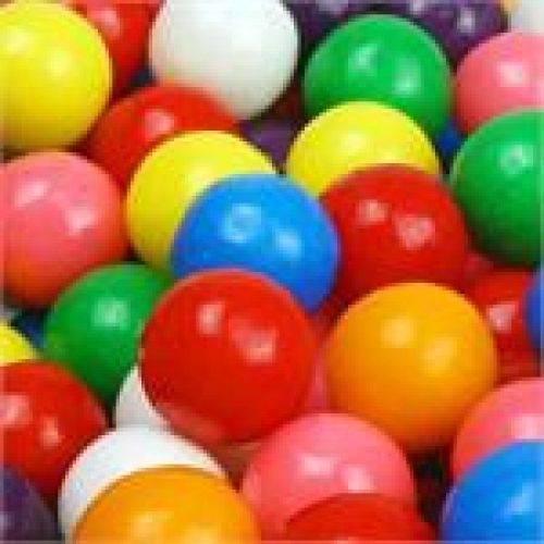 2 LB TWO POUNDS DUBBLE BUBBLE 1/2 HALF INCH 15MM GUMBALLS BULK CANDY GOODY BAGS