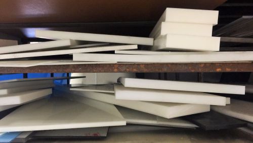 1/2&#034; Virgin UHMW-Polyethylene Natural White Plastic Sheet .500&#034; x 30&#034; x 48&#034;