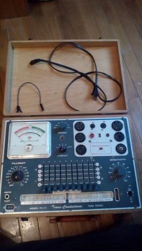 Trans-conductance tube tester TV-12 Superior Instruments Co