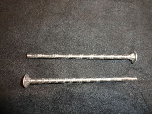 Stainless steel carriage bolt 1/4 x 5&#034; pack of 10 for sale