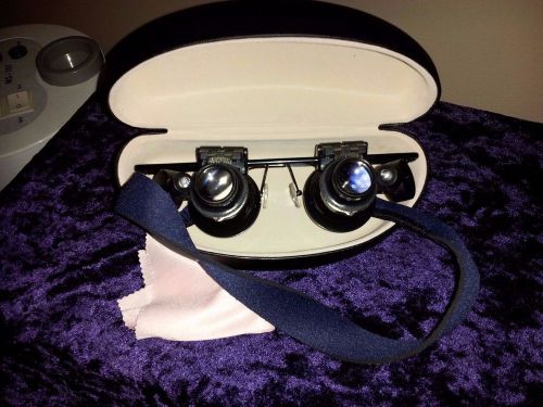 Lapidary inspectacles kit,shell case,mine strap &amp;lens cloth,dredge,pump,420specs for sale