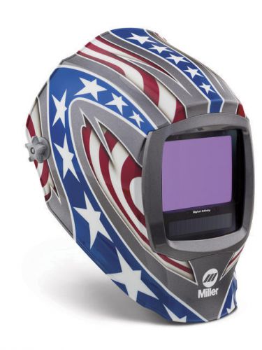 Miller digital infinity adf helmet 13.4sq in viewable stars &amp; stripes  271330 for sale