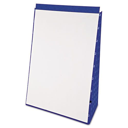 Tabletop Flip Chart Easel, Unruled, 20 x 28, White, 20 Sheets
