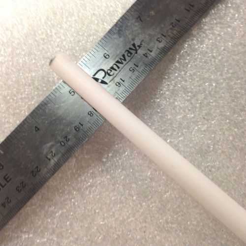 Teflon ptfe rod stock ( 13/32 in dia x 9 in) .406&#034; x 9&#034;, 1pc