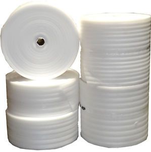 1/8&#034; x 150&#039; x 12&#034; Foam Wrap Roll Padding Cushion Ship Perforated 150FT Perf 12&#034;