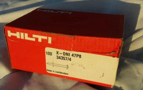 HILTI X-DNI 47 P8 (BOX OF 95), BRAND NEW, # 34357/4