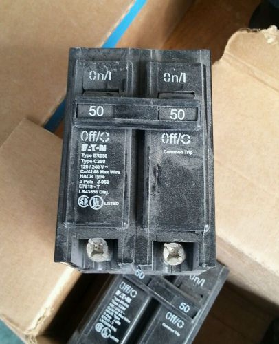 Eaton cutler hammer type br circuit breaker 50 amp 2 pole br250 fast shipping for sale