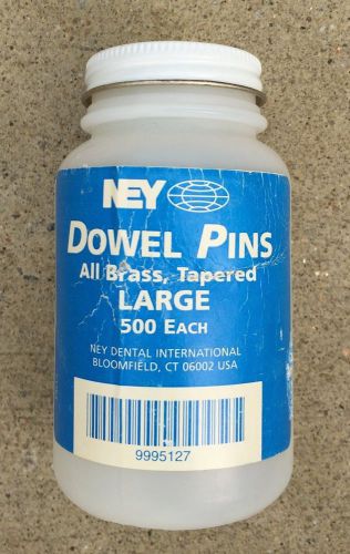 APPROXIMATELY 250 BRASS DOWEL PINS