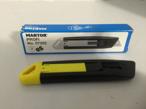 NEW MARTOR Profi 07252 SLIDER STYLE SAFETY KNIFE CUTTER L HAND