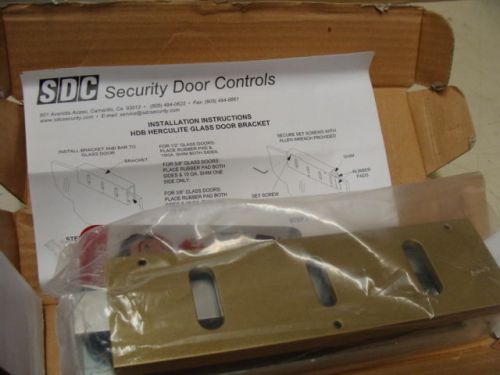 SDC - Security Door Controls SINGLE HERCULITE BRACKET 605 - SZ-HDB1C
