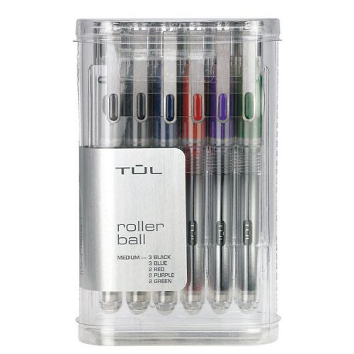 Tul Rollerball Pens Assorted Colors Medium 0.7mm 12 pack - NEW