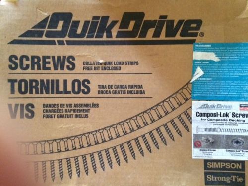 Quik Drive Composi-Lok Deck Screw #9 x 2 1/2&#034; FREE SHIPPING