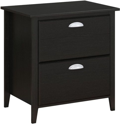 Contemporary Connecticut Lateral File Storage Two Drawer Office Furniture Black