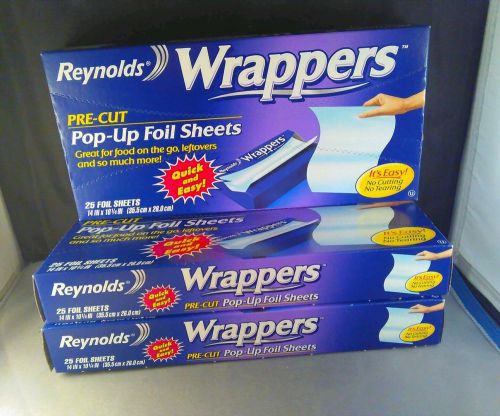 Reynolds Foil Wrappers 75 Preally Cut Foil Sheets, 14&#034;x10.25&#034;