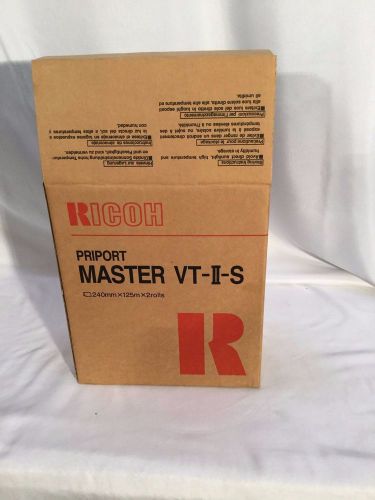 Ricoh Priport Masters VT-II-S  2 Roll Boxes 20lb paper.