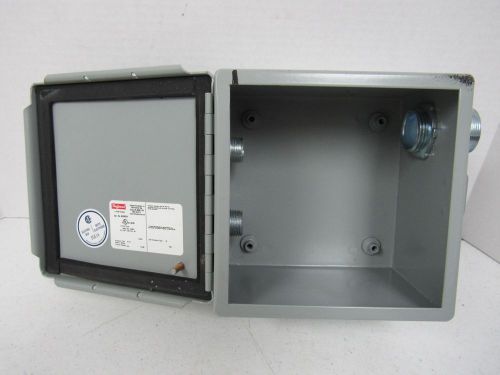 HOFFMAN A606CH ELECTRIC HINGED CUTOUT BOX ENCLOSURE TYPE 12 13