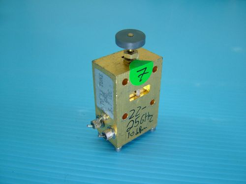 Gunn Oscillator 22 - 25GHz 10dBm WR42 Waveguide With Tune #7 P5000533