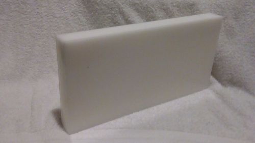 1.25&#034;x6&#034;x12&#034; delrin/acetal white cnc millstock plastic