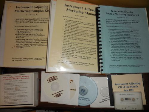 Instrument Adjusting Marketing Kit (Chiropractic)