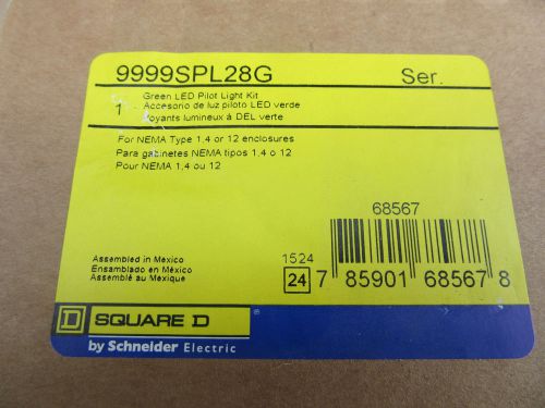 Square d 9999spl28g green pilot light kit new!!! in factory box free shipping for sale
