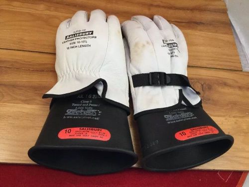 Salisbury ILPG-10 With D120 Gloves 1000v Type I 10-10.5 Leather