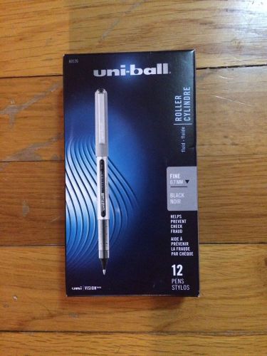 Uni-Ball Vision Elite Stick Micro Point Rollerball Pens, 0.7mm Black