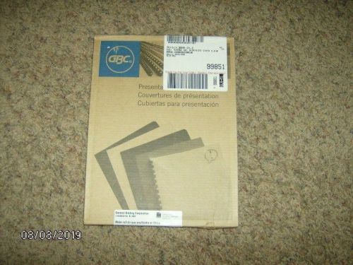 NOS GBC Clear View Presentation Binding System Cover 8 3/4&#034; x 11 1/4&#034; 100 Count