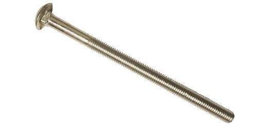 Stainless Steel Carriage Bolt, 3/8&#034; x 8&#034;, Qty:2