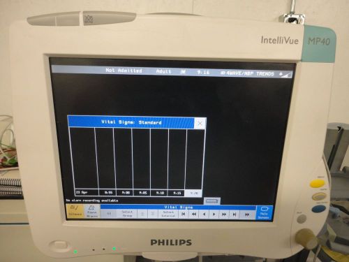 Philips MP40 IntelliVue Anesthesia Bedside Monitor