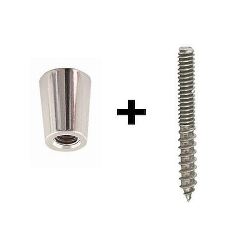 Tap Handle Bolt 5/16&#034; - 18 and 5/16&#034; Ferrule for DIY Beer Tap Handles
