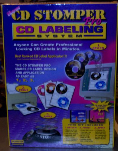 CD Stomper Pro - CD Labeling System - Brand New