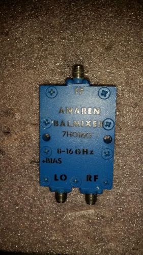 Anaren 7H0160 BalMixer Balanced Mixer 8-16Ghz w/Bias IF DC-1.2Ghz