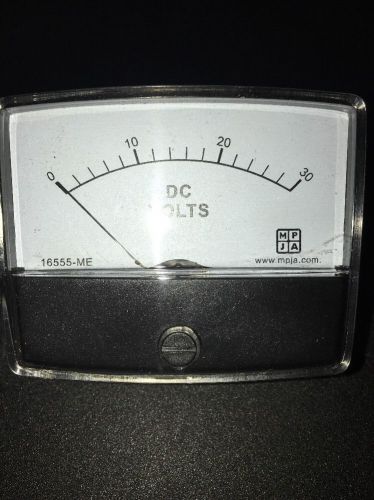 Analog DC 0-30V Scale Class 2.5 Accuracy Voltage Meter Gauge