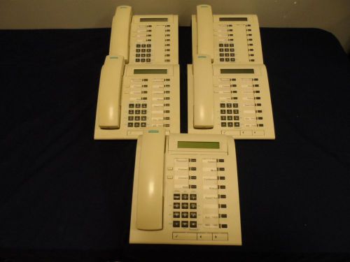 Siemens optiset e advance warm gray telephone s30817-s7005-b101-6 lot 5x for sale