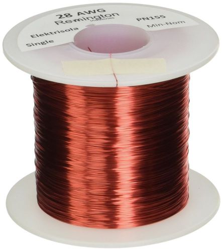 Remington industries 28snsp magnet wire enameled copper wire 28 awg 1.0 lb. 2... for sale
