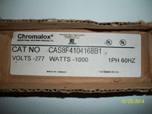 Chromalox draft barrier heaters type ccas-8f410 for sale