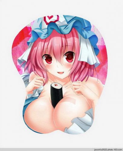 Touhou Project Anime Yuyuko Bust Stereoscopic Mouse Pad #32782