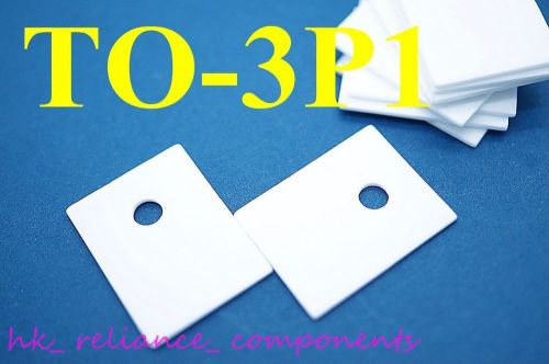 10x TO-3P1 17x22x1mm Ceramic Insulator for Transistor Heatsink Thickness 1mm