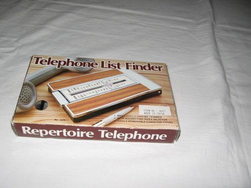 Telephone List Finder/Address Book Organizer - New In Box