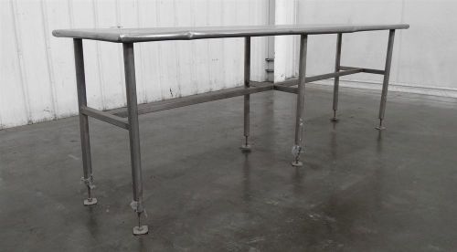 Stainless Steel 30&#034; Wide x 120&#034; Long Table (C1703)